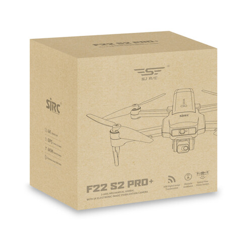 Квадрокоптер SJRC F22 S2 PRO+ OAS 2-AXIS 4K EIS 5G GPS SJ-F22-S2-PRO-PLUS
