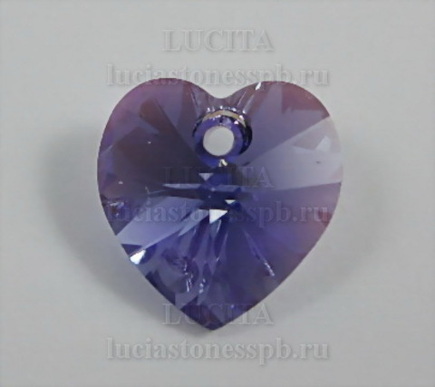 6202/6228 Подвеска Сваровски Сердечко Tanzanite AB (10,3х10 мм ) ()