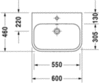 Duravit Happy D.2 2315600060 Раковина