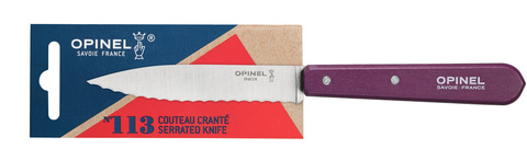 Нож столовый Opinel №113, нержавеющая сталь, блистер