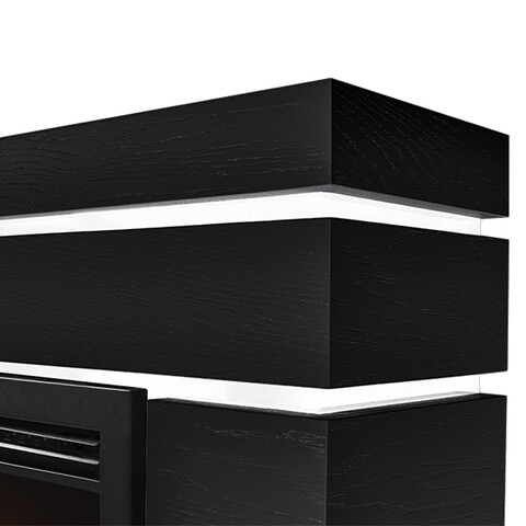 Каминокомплект Firelight BFP/P-2520 портал Moderno 25 шпон чёрный дуб