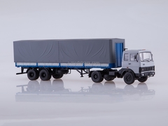 MAZ-5432 with semitrailer MAZ-93971 gray-blue 1:43 AutoHistory
