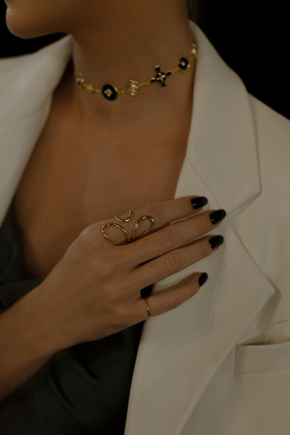 Кольцо Гало, серебро 925, позолота 18k 2