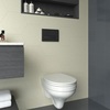 Berges Novum Albit S F5 042440 Инсталляция с унитазом, клавиша чёрная