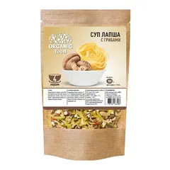 Суп-лапша с грибами 'Organic food', упаковка 100 г