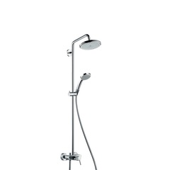 Hansgrohe Croma 27222000 Душевая система внешнего монтажа со смесителем 109,7 см с верхней лейкой 22х22 см фото