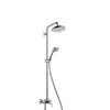 Hansgrohe Croma 27222000 Душевая система внешнего монтажа со смесителем 109,7 см с верхней лейкой 22х22 см