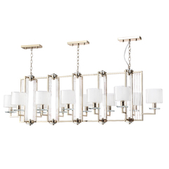 Подвесная люстра Crystal Lux NICOLAS SP12 L1600 GOLD/WHITE
