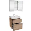Geberit Smyle Square 500.352.JR.1 Тумба под раковину 58.4x61.7x47см, Пекан / Меламин, древесная структура