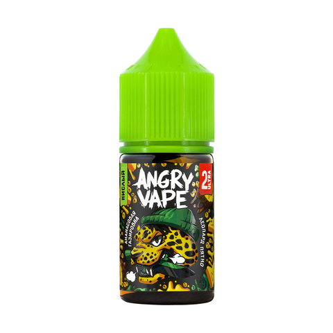 Жидкость Angry Vape Salt 2% ULTRA 30 ml - Леопард Пятно (ананасовая газировка)