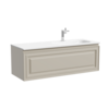 Sancos VR120RCE Тумба подвесная SANCOS Very  правая 1195х445х406, c одним  ящиком оснащенным доводчиками, Beige Soft , арт.VR120RCE