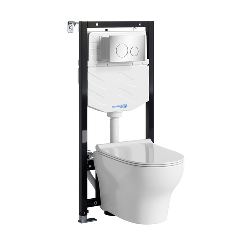 WasserKRAFT Aller 10TLT.010.ME.CH02.H001 Система инсталяции с унитазом
