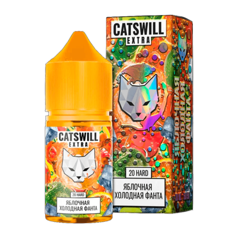 Жидкость CATSWILL EXTRA Salt 2% HARD 30 ml - Яблочная Холодная Фанта