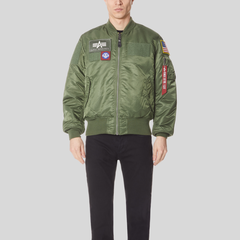 Бомбер Alpha Industries MA-1 Flex Sage Green (Зеленый)