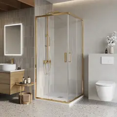 BelBagno LUCE-A-2-80-C-ORO Душевой уголок фото