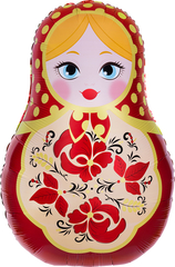 Шар Фигура, Матрешка, 107 см