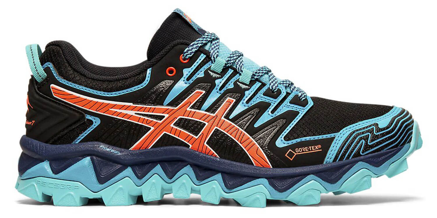 Asics Gel Fujitrabuco 7 GoreTex кроссовки для бега женские черные-синие