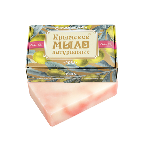 МДП Крымское натуральное мыло на оливковом масле РОЗА, 50г