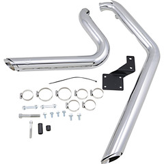 VANCE & HINES EXHAUST SS STAG.86-11 ST EXHAUST SHORTSHOTS STAGGERED CHROME