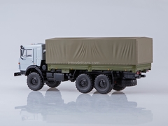 KAMAZ-53501 6x6 flatbed truck khaki-gray 1:43 PAO KAMAZ