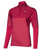Mizuno Hybrid Ls Hz рубашка женская бордовая - 1