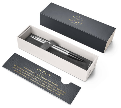 Ручка шариковая Parker Urban Core K309 Metro Metallic CT (1931580)