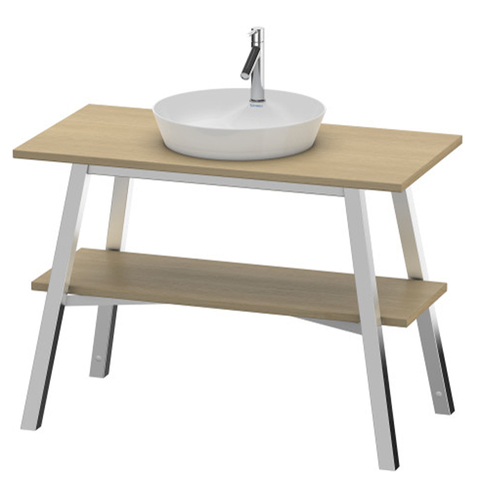 Duravit Cape Cod CC953208181 Консоль 825x1120x570 мм деревянная напольная с 1 полкой, цвет Граб