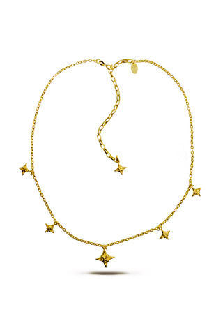 Колье Конопус, позолота, серебро 925, позолота 18k