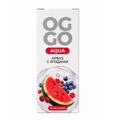 Жидкость OGGO AQUA 2% HARD Salt 30 ml - АРБУЗ С ЯГОДАМИ