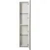 BelBagno UNO-1600-1A-SC-СO Шкаф подвесной с фрезерованной ручкой с торца фасада одной распашн. дверц. довод., дв. полки, ун.,330x300x1600, Бежевый Мат.