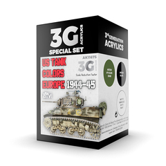 Набор красок AK Interactive US Tank Colors Europe 1944-45 Set 3G, 3 краски