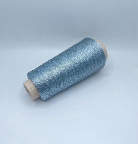 Torcitura di domaso (пр.Италия),art.Tore, 3750 м / 100 гр. 66% вискоза 34% полиэстер( люрекс ), цвет-Голубой(1602), арт.30487
