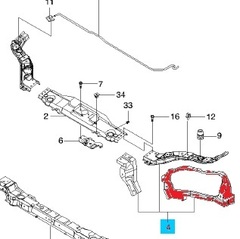 ПАНЕЛЬ ПЕРЕДНЯЯ ПРАВАЯ GENTRA, LACETTI HB GM