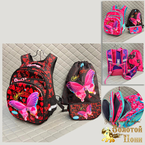 Рюкзак девочке (30х40х16) 230611-SH729
