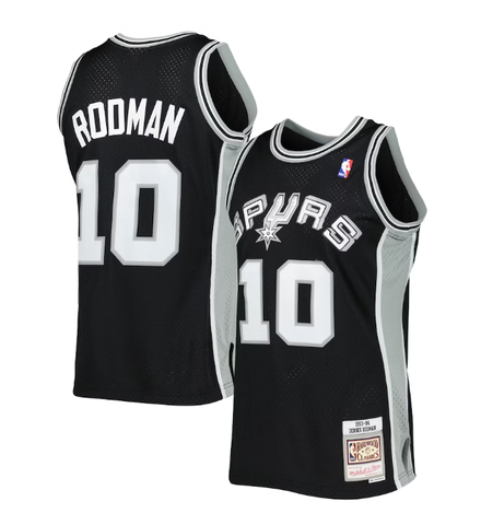 Баскетбольная майка NBA  'Spurs Rodman 10' 