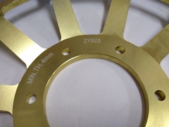 Диск на Honda CBR RR 900 / 919 / X4 / тормозной / передний / золотой