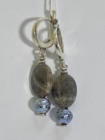 Лего 1 (серьги из серебра)