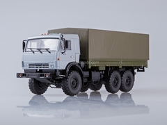 KAMAZ-53501 6x6 flatbed truck khaki-gray 1:43 PAO KAMAZ