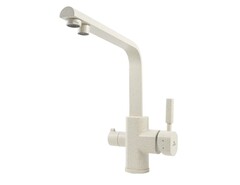 Смеситель KAISER Decor 40144-11 бежевый мрамор для кухни под фильтр (Beige 328) 6