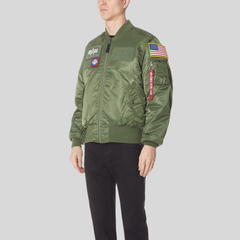 Бомбер Alpha Industries MA-1 Flex Sage Green (Зеленый)