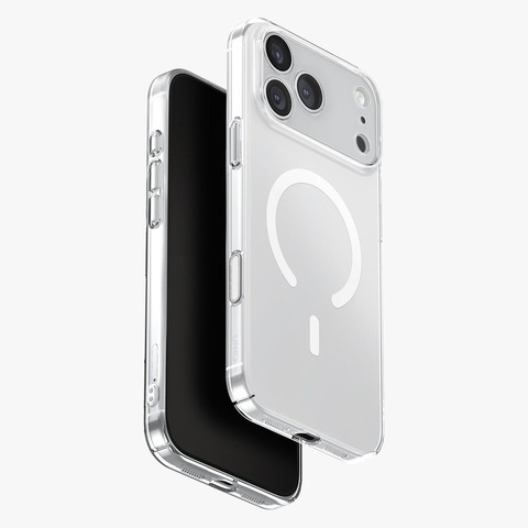 Чехол Uniq AirSuit Case для iPhone 17 Pro Max, Прозрачно-белый | Glossy Clear/White
