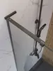 BelBagno UNO-L-1-TB-70-C-GM Душевая перегородка универсальная с односторонним входом, стекло прозрачное, профиль Оружейная сталь, 700x2000 мм