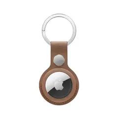 Тканевый брелок с заводным кольцом Apple FineWoven Key Ring для AirTag, Taupe (Светло-бежевый)