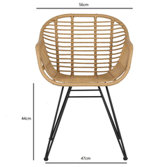Стул Vetle Bent, ротанг