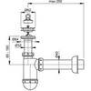 Alcaplast A42 Сифон для раковины