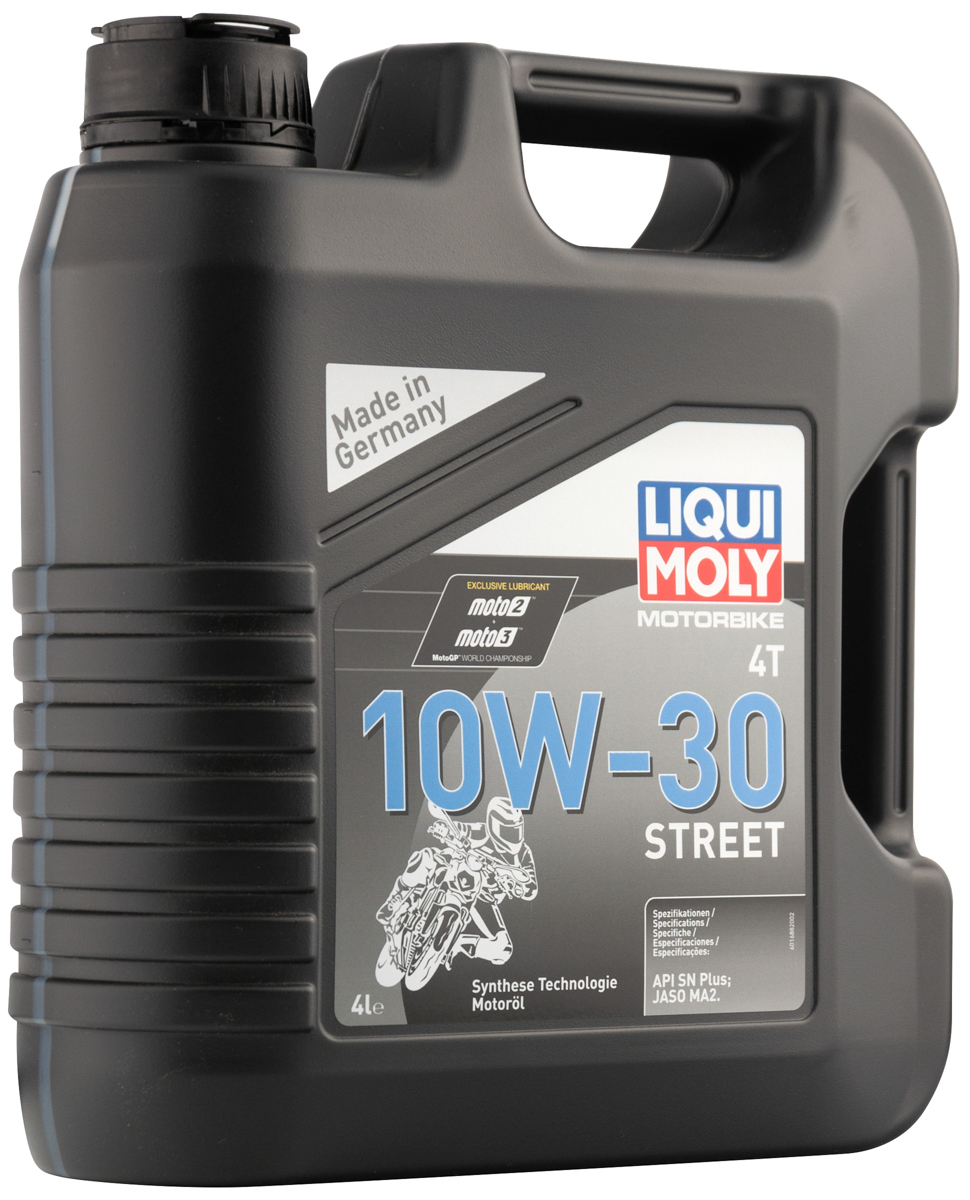 Моторное масло Liqui Moly Motorbike 4T 10W30 Street hc-синтетическое 4л