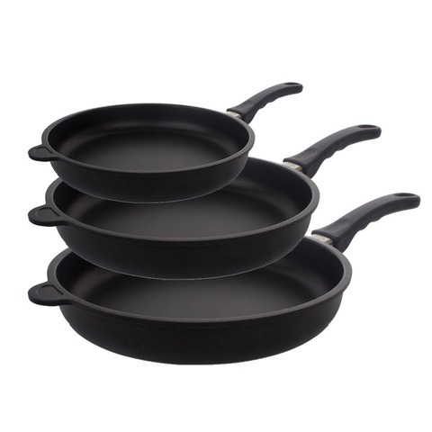 Комплект из 3 сковород AMT Frying Pans 20см, 24см и 28см (высотой 5см)