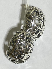 Муравейник  (серьги из серебра)