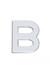 Колье буква "B" на цепочке