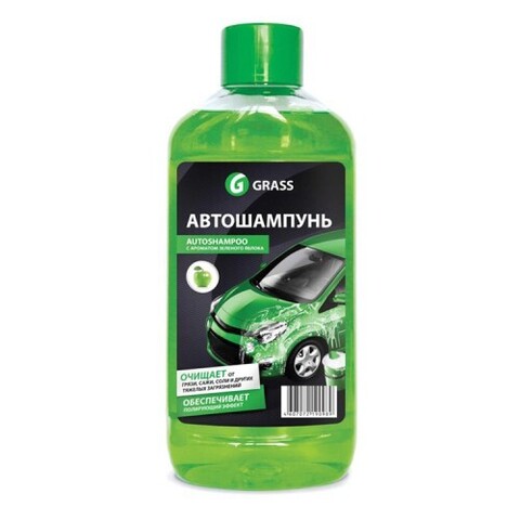 GraSS Автошампунь "Auto Shampoo" с ароматом яблока 1л